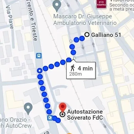 Galliano 51. In Con Stile. Apartment Soverato Marina